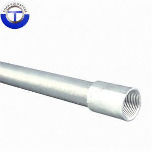 Round Gi Steel Pipe / Galvanized EMT IMC Conduit Pipe