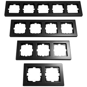 Custom Household Electrical Wall Panel PC ABS Switch Socket Frame Panels Cover Multi-Cavity Plastic Injection Mold