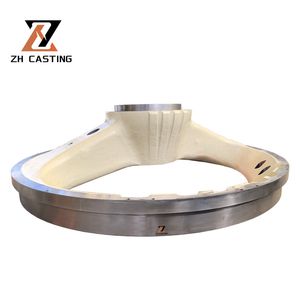 Main Fame Spider Gyratory Crusher Spare Parts Wear Parts Mantle Concave Liner