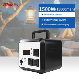 Hot Selling Portable 1500W Outdoor Camping Charging Emergency Energy Mobile Energy Storage Power Supply