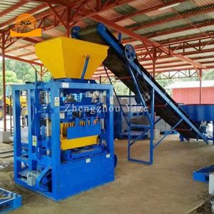 Yzqt4-26 Automatic Hydraulic Kerb Stone Concrete Hollow Hourdis Curbstone Paver Block Brick Making Machine