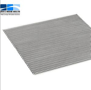High Quality Food Grade Stainless Steel Compound Balanced Wire Weave Mesh Conveyor Belts for Food Industry