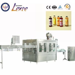 Automatic Pet Glass Bottle Beverage Juice Water Filling Bottling Machine