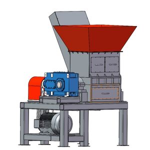 High-Performance Customized Durable Single Shaft Rubber Waste Tire Crusher