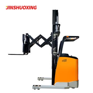 1.5 Ton AC Motor Electric Double Deep Scissor Stacker Reach Forklift for Warehouse