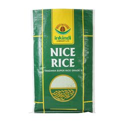 Polypropylene Sack Bags Pure White 25kg Fabric Laminated Sack Bag Custom Printed 50kg PP Woven Bag for Agriculture Flour Rice