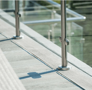 Premium Glass Clamp for Stylish Hotel Bathroom Installations