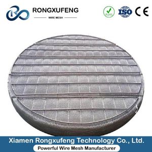 316L Stainless Steel Wire Mesh Demister Pad, Foam Separator, Knitted Mesh Demister