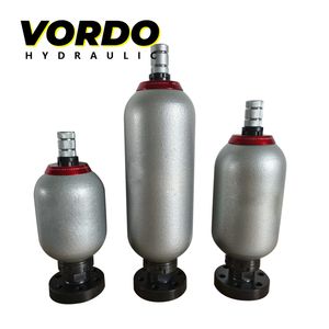 OEM Factory in Stock Industrial Machine Excavator Repair Spare Part Flange Connection Low Pressure Vessel Byd ASME Code Bladder Hydraulic Accumulator