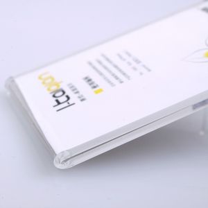 Modern Acrylic Sign Stand A4 L-Shaped Vertical Display Frame