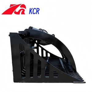 Robust Rock Bucket Grapple for Efficient Gripping and Loading 760kg Weight