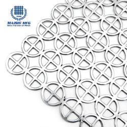 Customized Shape Flat Surface Stainless Steel Perforated Metal Mesh