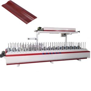 Wooden Door Wrapping Paper Coating Profile Wrapping Machine Cold Glue Profile Wrapping Melamine Laminating Machine
