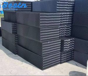 PVC PP CF1900 Cross Fluted Flow Filling Sheet Media for Water Treatment Cooling Tower Fill Blocks