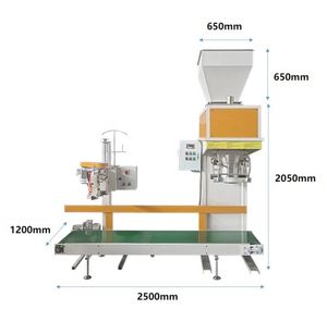 5kg 15kg 20kg Semi Automatic Bean Grain Bag Feed Rice Wood Pellet Grain Wheat Corn Filling Weighing Packaging Machines