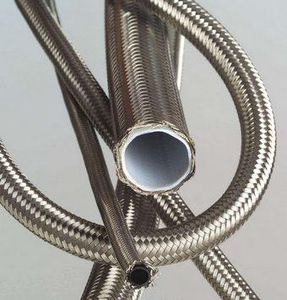 SAE 100 R14 SS304 SS316 Stainless Steel Braided PTFE Hose