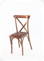Natural Wood Cross Back Chair for Wedding