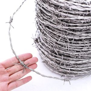 Hot Dipped Galvanized Barbed Wire Roll 12×14 Swg Rustproof for Farm Fencing