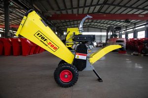 Powerful Remote-Controlled Heavy-Duty Wood Chipper for Tree Crushing