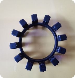 28-125 Size Steel C45 Flexible Poly Norm Jaw Coupling with Spider NBR 78sha