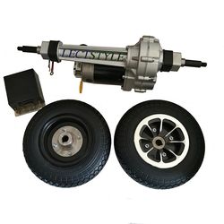 Electric Drive Rear Axle Transaxle Motor on Tow Tractor Mobility Transporter Cart