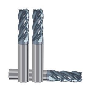 4 Flute HRC70 Tungsten Carbide Flat End Mill