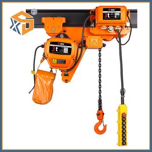China High Quality 3ton High-Precision Low Headroom Chain Hoist with Trolley 380V