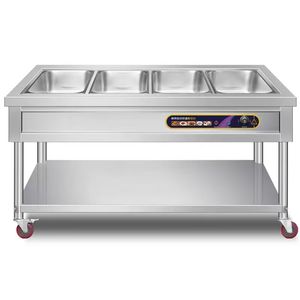 Restaurant Food Warming Table Commercial Stainless Steel Fast Food Warming Table