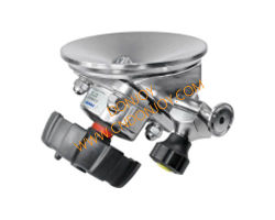 Sanitary Stainless Steel Radial Tank Bottom Diaphragm Valve SS316L Manual With Sample Valve