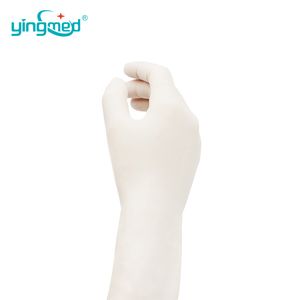 Newest Medical Disposable Sterile Powdered Nitrile Surgical Gloves