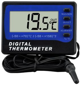 Digital Refrigerator Freezer Thermometer Battery Powered Temperature Sensor Low Temperature Indicator