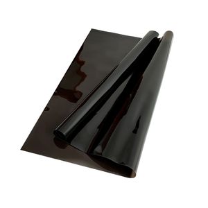 PVC Mirrored Shiny Black Transparent Plastic Dichroic Film Sheet for Decoration and Craft