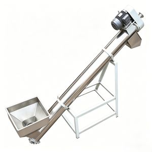 Durable Customized Screw Conveyor with Fixed Speed and Steel Shaft Design