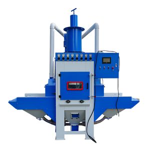 Automatic Continuous Conveyor Sandblasting Machine for Flat Shape Metal Plates