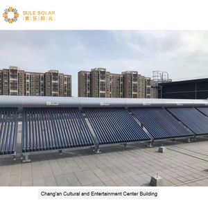 High-Efficiency 325L Copper Coil Solar Water Heater System