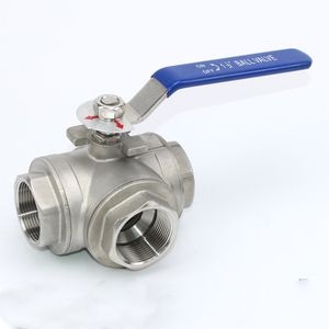 Electric Tee/ Three Way Internal Thread Ball Valve
