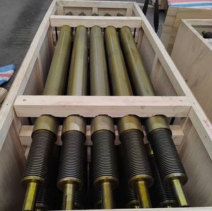Air-Cooled Roller Conveyor for Industrial Wire Production Lines