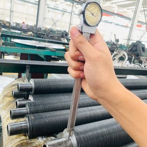Extruded Copper Finned Tube Heat Exchanger Condenser Tube with Aluminum Fins