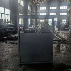 Robust Steel Sluice Gate Equipped with Custom Automatic Pneumatic Hydraulic Actuator
