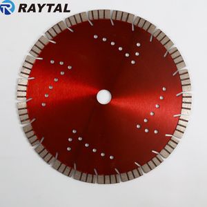 Raytal Segmented Turbo Cutting Disc Diamond Saw Blade, Hot Pressed Crafted, 4-14 in. Diameter