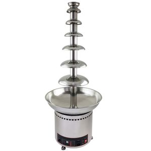 SS304 Stainless Steel 7-Layer Chocolate Commercial Fountain