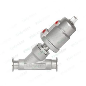 Million Cycle Valve Compressed Air 316L Equivalent Body Pneumatic Angle Seat Valve for Corrosive Chemical and Oil Service