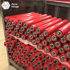 Rubber Coated Belt Conveyor Carry Guide Idler Roller for Mining Conveyor Spare Parts