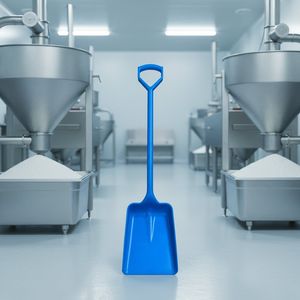 High Quality Food Hygiene Shovel Ergonomic Food Grade Shovel with Plastic Long Handle for Food Facility