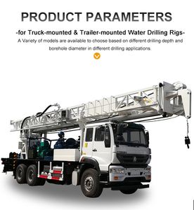 300m 400m 600m for Water Well Truck Mounted Drilling Rig