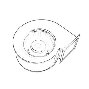 High-Pressure Industrial Centrifugal Fan for Ventilation and Exhaust Systems