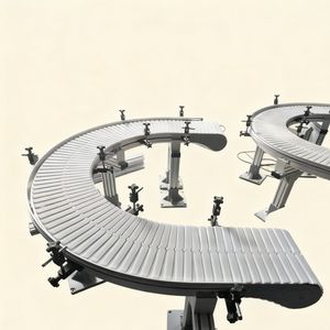 Stainless Steel Slat Chain Conveyor with Smooth Surface Design