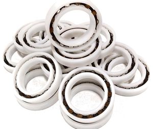 Zro2 Full Ceramic Ball Bearing (Zirconia) with Peek Cage for High Temperature & Acidic/Chemical Environments