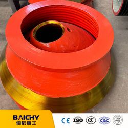 CH&CS Cone Crusher Spare Part Concave and Mantle Original Manganese Steel Cone Crusher Wear Part