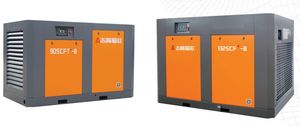Construction Screw Compressor Energy Saving High Efficiency Single Stage Compressio-Normal Pressure